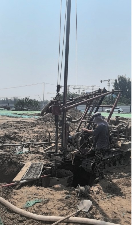 南阳宛城区工地打井